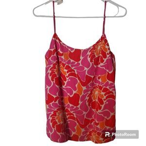 Banana Republic bright floral tank top 10